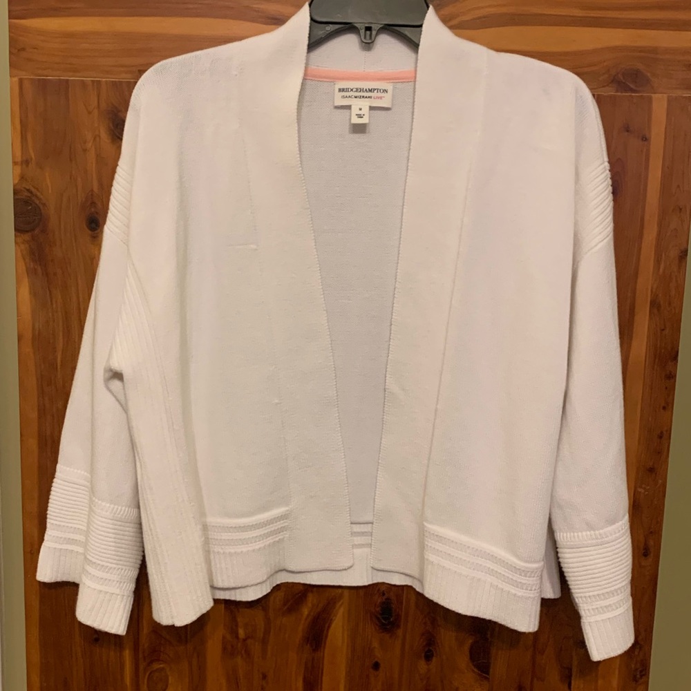 Isaac Mizrahi Live! Bridgehampton Open Front Sweater